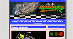Desktop Screenshot of hesstonspeedway.com