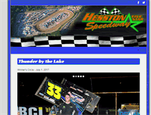 Tablet Screenshot of hesstonspeedway.com